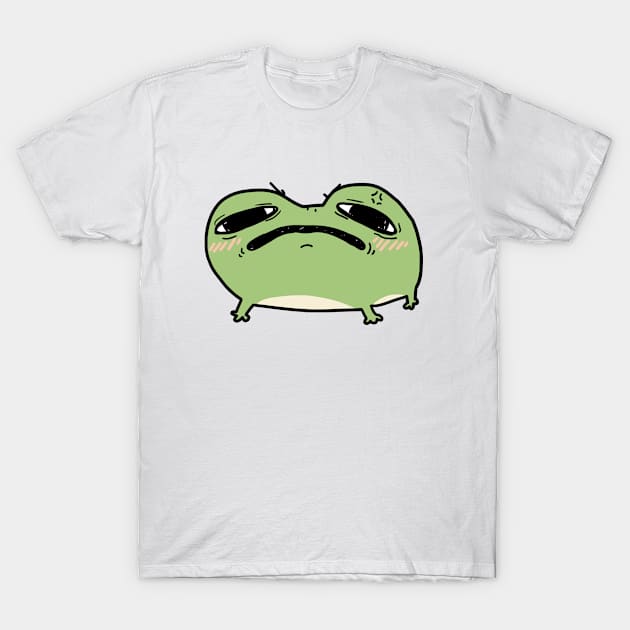 Tired frog T-Shirt by Nikamii